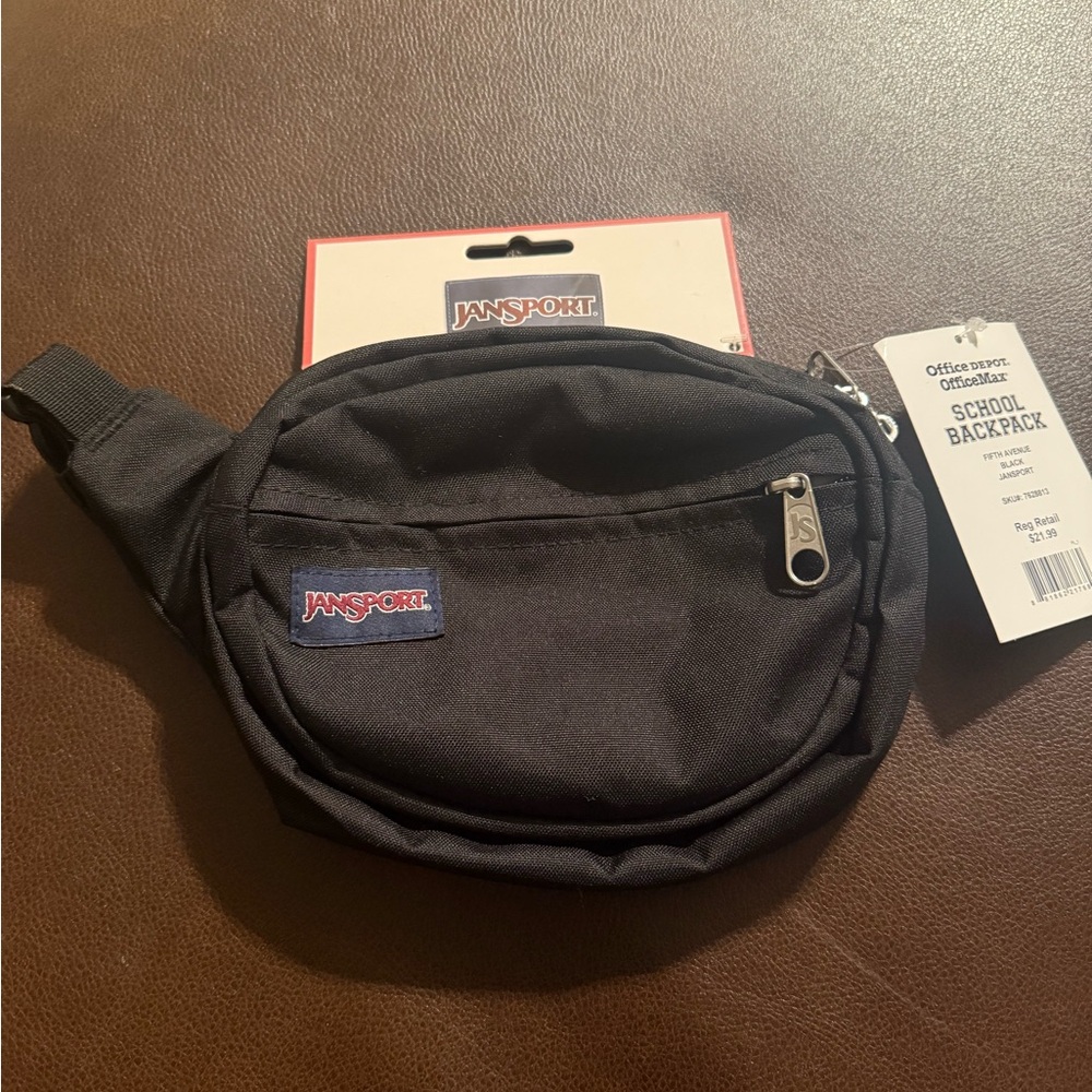 JanSport Classic Black Belt Bag